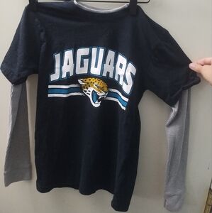 NFL Jaguars Team Football Thermal Sports Merchandise Boys Small Long Sleeve Top